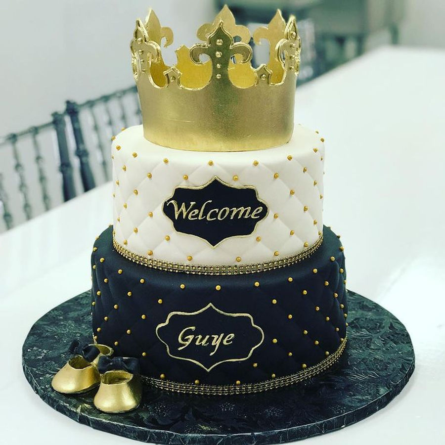 Baby shower cake by Sweet Escape Cake Company, Indianapolis