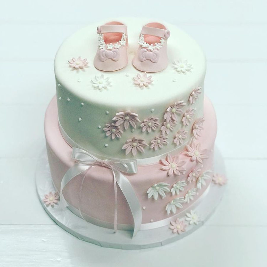 Baby shower cake by Sweet Escape Cake Company, Indianapolis