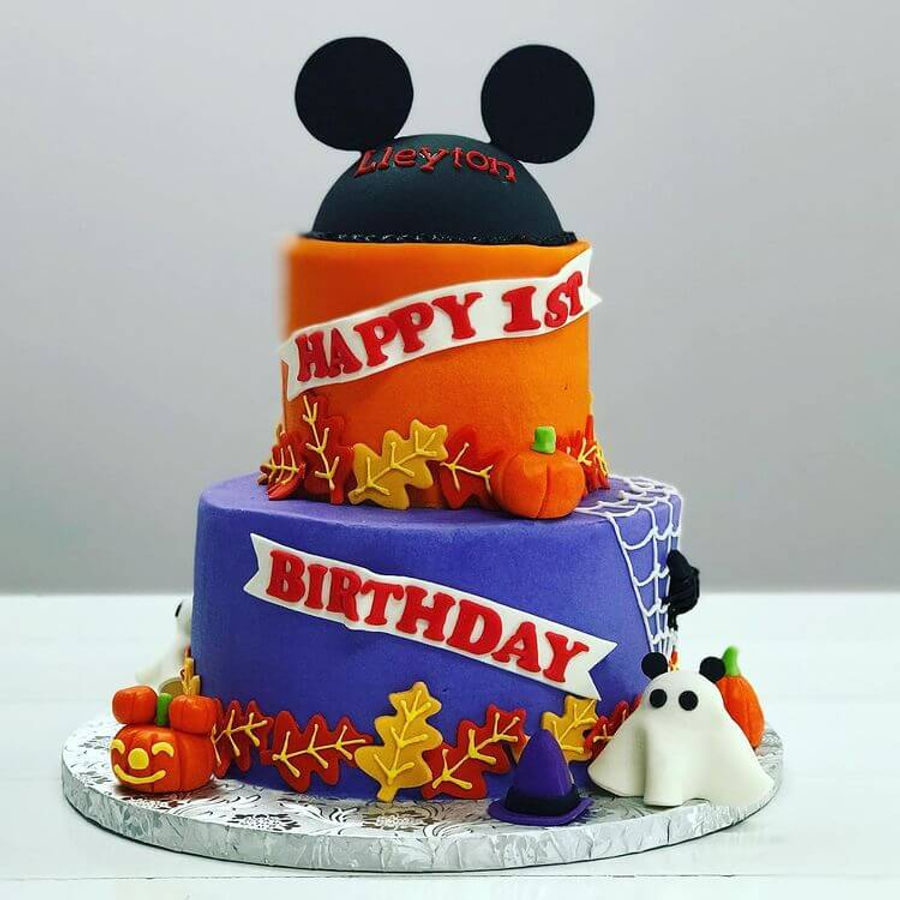 Birthday cake by Sweet Escape Cake Company, Indianapolis