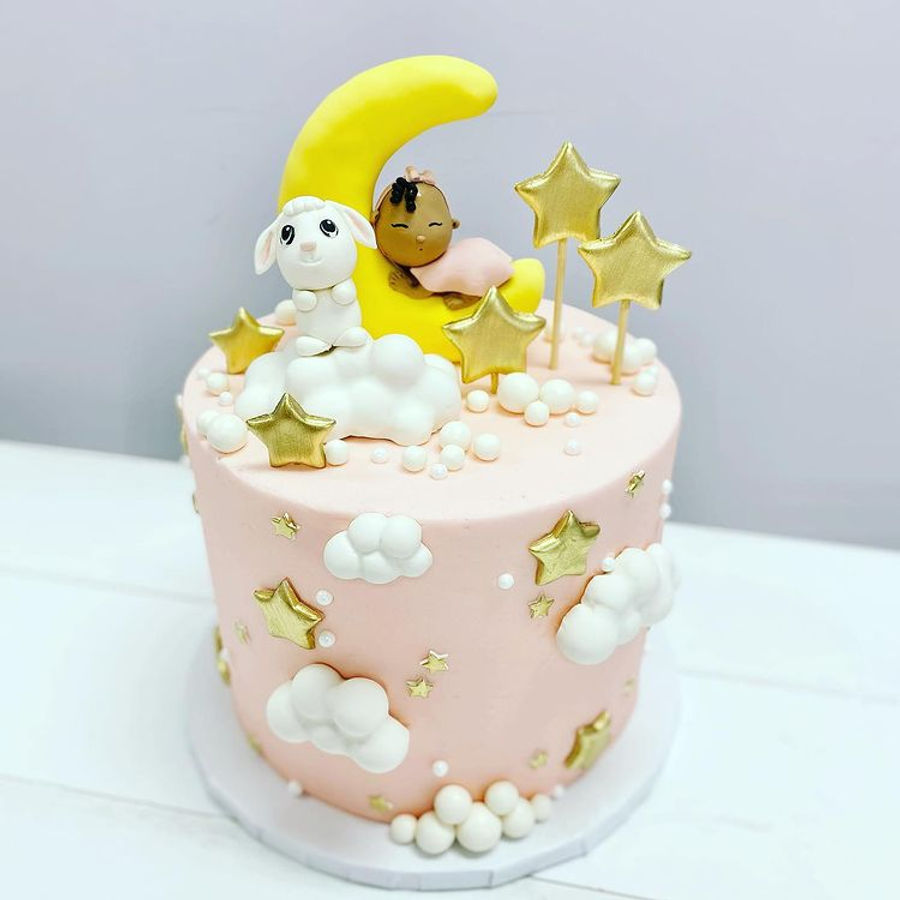 Baby shower cake by Sweet Escape Cake Company, Indianapolis