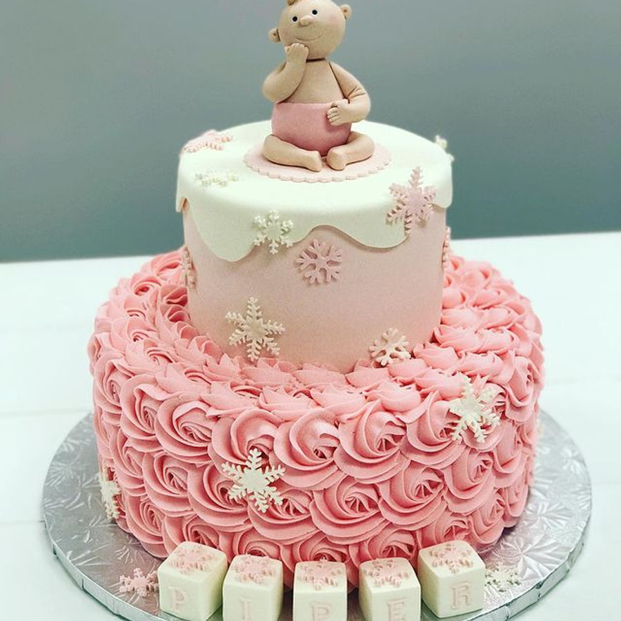 Baby shower cake by Sweet Escape Cake Company, Indianapolis
