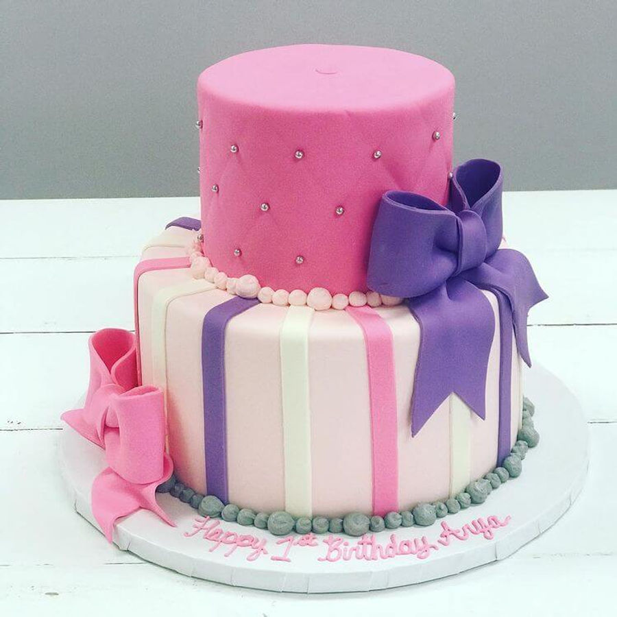 Birthday cake by Sweet Escape Cake Company, Indianapolis