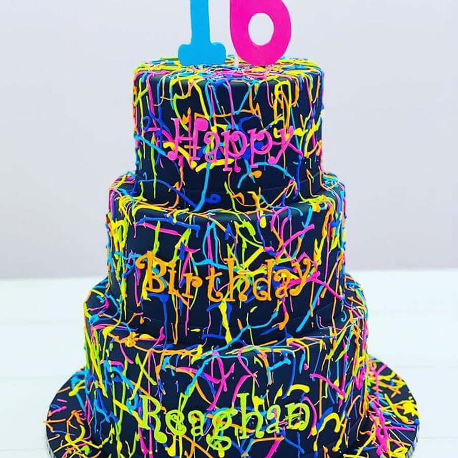 Birthday cake by Sweet Escape Cake Company, Indianapolis