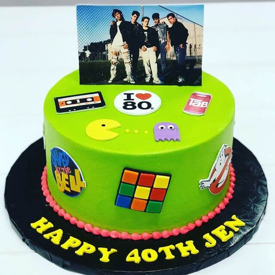 Birthday cake by Sweet Escape Cake Company, Indianapolis