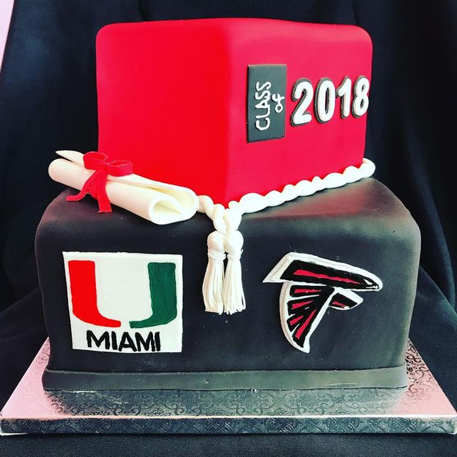 Graduation cake by Sweet Escape Cake Company, Indianapolis
