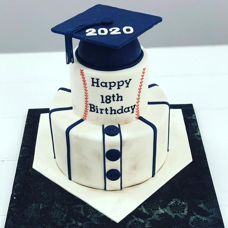 Graduation cake by Sweet Escape Cake Company, Indianapolis
