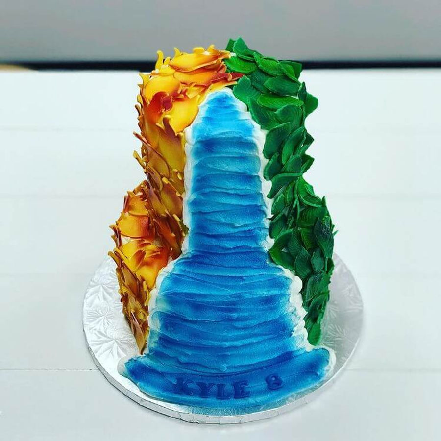 Birthday cake by Sweet Escape Cake Company, Indianapolis