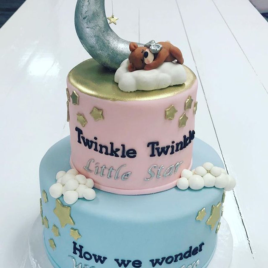 Baby shower cake by Sweet Escape Cake Company, Indianapolis