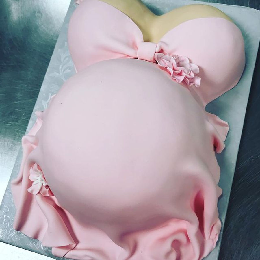 Baby shower cake by Sweet Escape Cake Company, Indianapolis