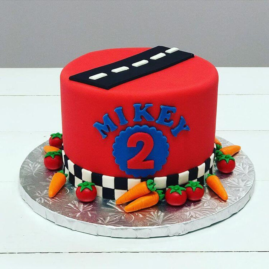 Birthday cake by Sweet Escape Cake Company, Indianapolis