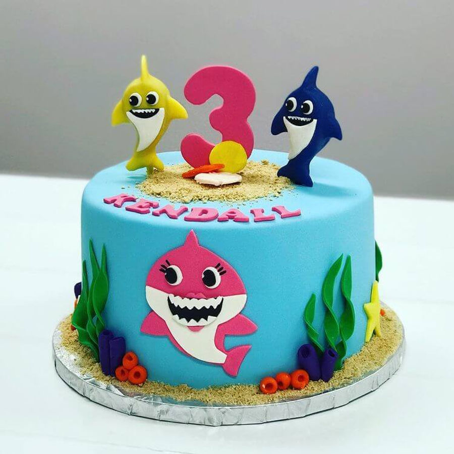 Birthday cake by Sweet Escape Cake Company, Indianapolis