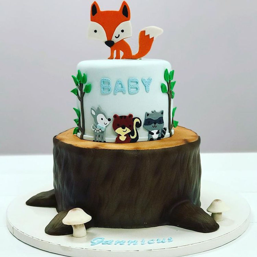 Baby shower cake by Sweet Escape Cake Company, Indianapolis