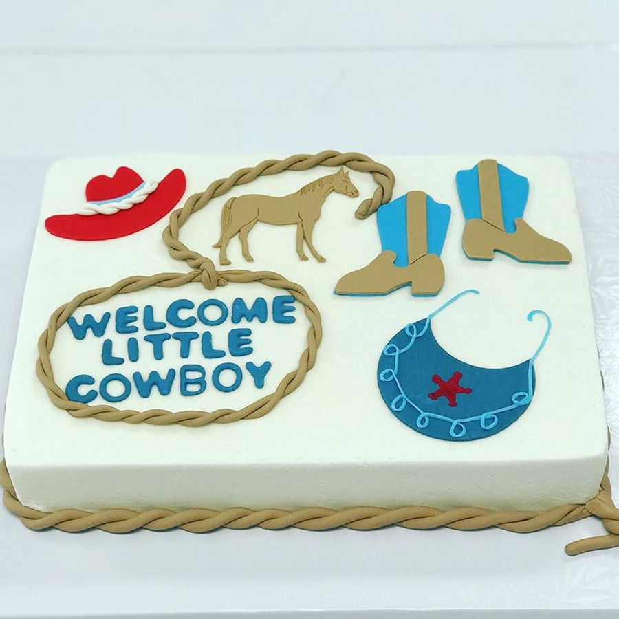 Baby shower cake by Sweet Escape Cake Company, Indianapolis
