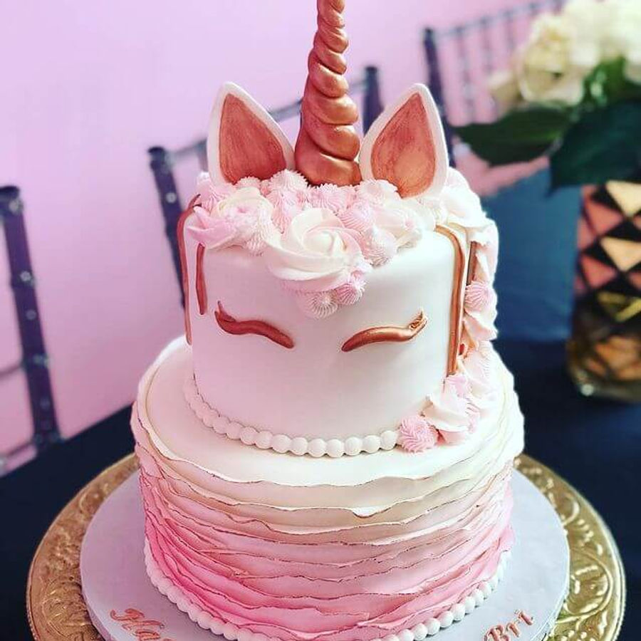 Birthday cake by Sweet Escape Cake Company, Indianapolis