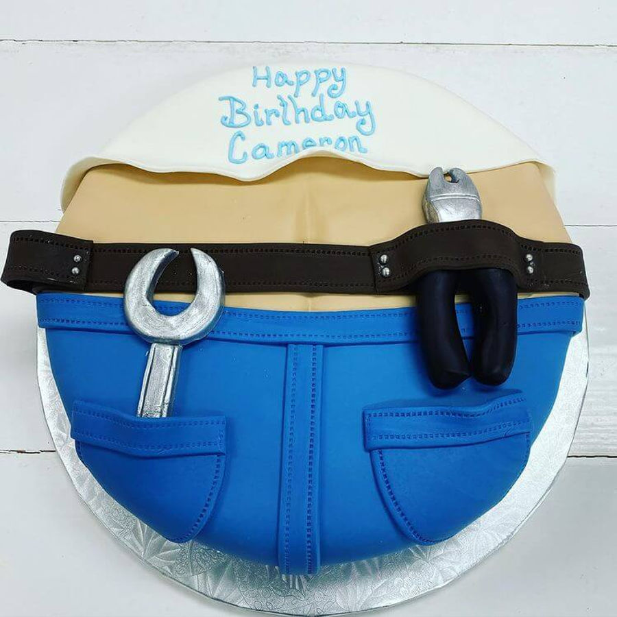Birthday cake by Sweet Escape Cake Company, Indianapolis