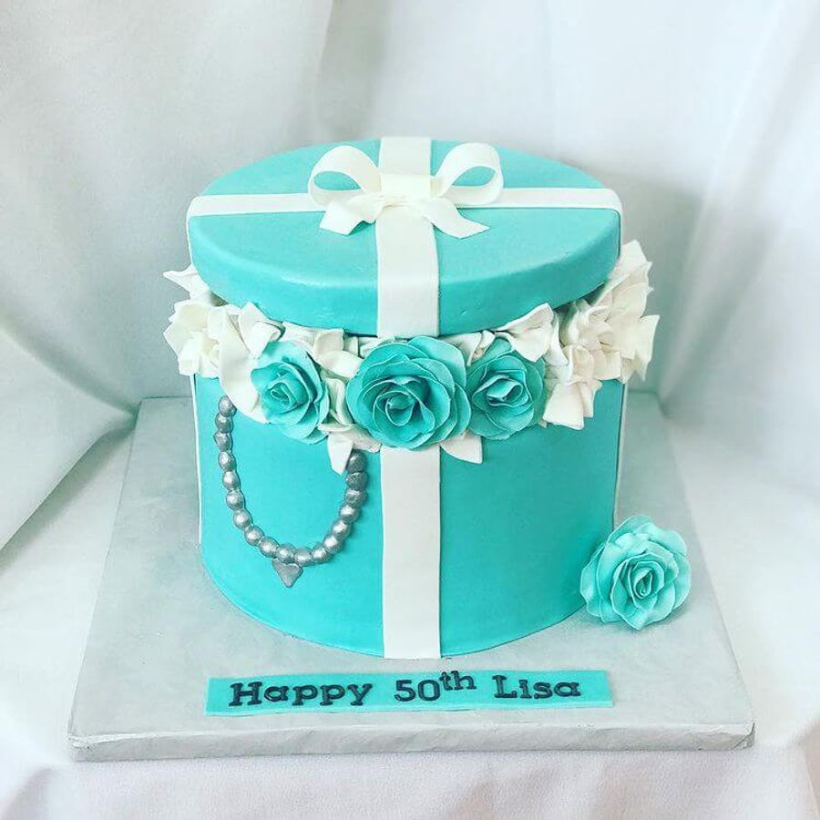 Birthday cake by Sweet Escape Cake Company, Indianapolis
