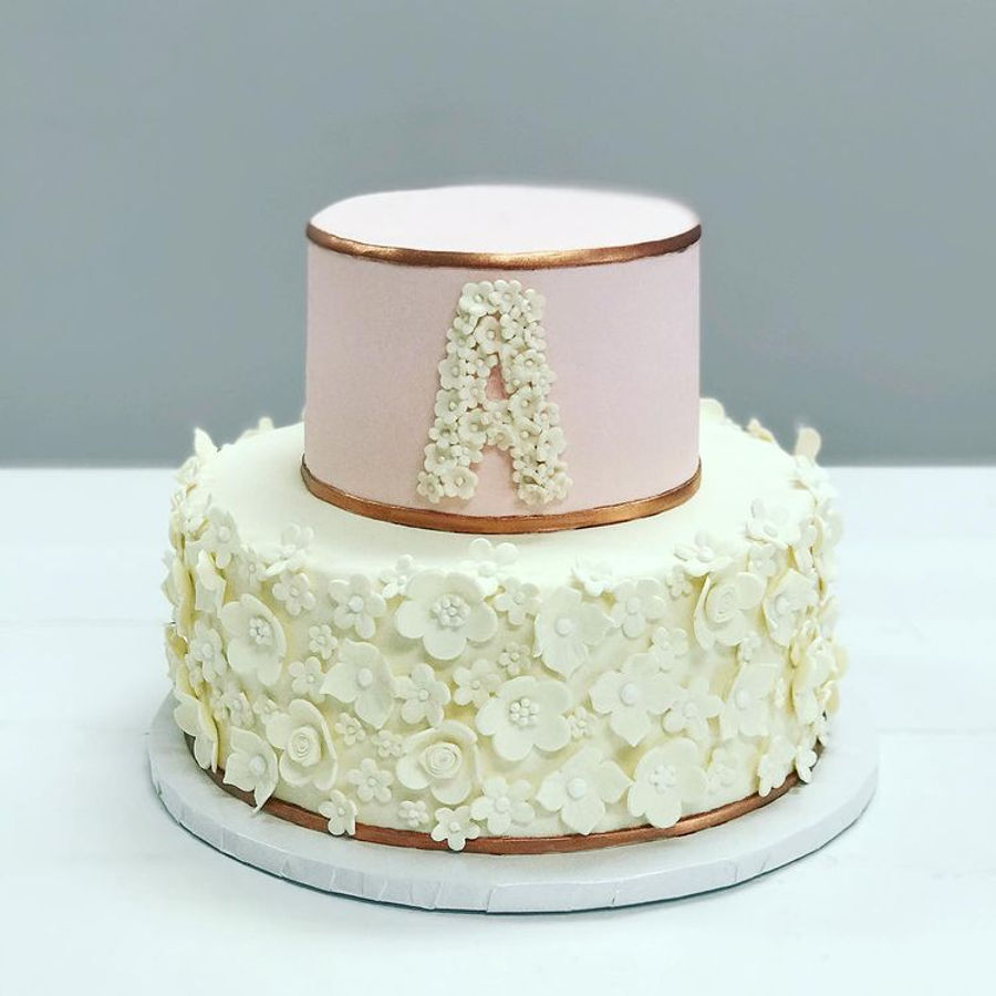 Baby shower cake by Sweet Escape Cake Company, Indianapolis