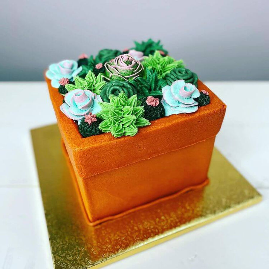 Birthday cake by Sweet Escape Cake Company, Indianapolis