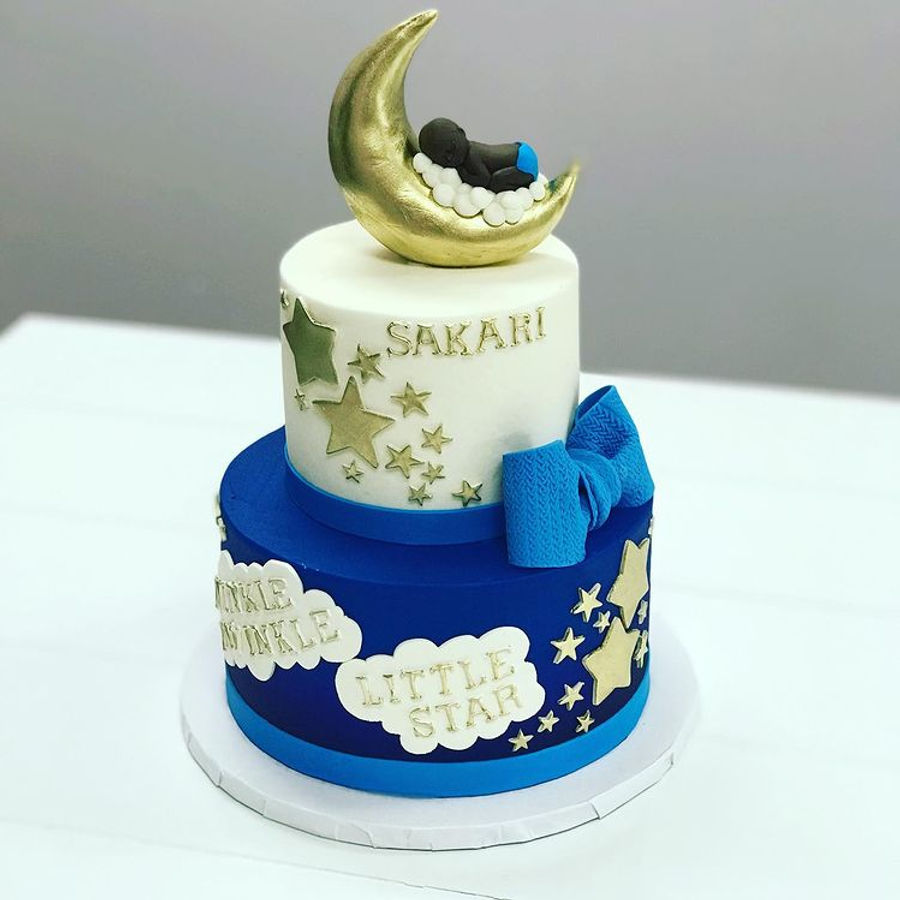Baby shower cake by Sweet Escape Cake Company, Indianapolis