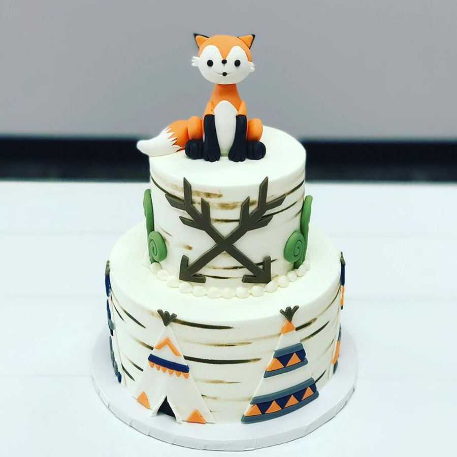 Baby shower cake by Sweet Escape Cake Company, Indianapolis