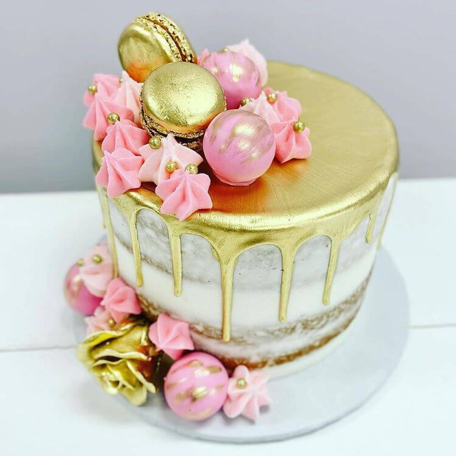Birthday cake by Sweet Escape Cake Company, Indianapolis
