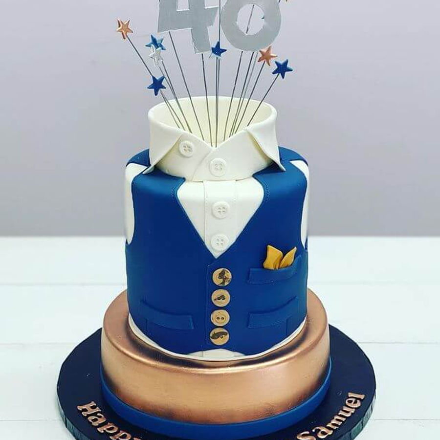 Birthday cake by Sweet Escape Cake Company, Indianapolis