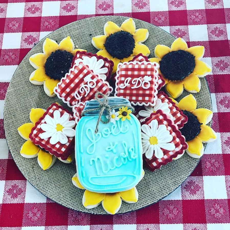 Decorated cookies by Sweet Escape Cake Company, Indianapolis