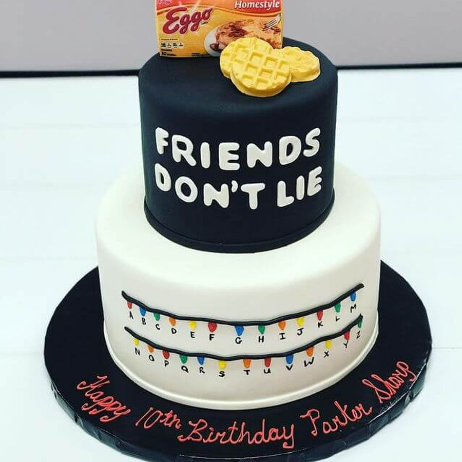 Birthday cake by Sweet Escape Cake Company, Indianapolis