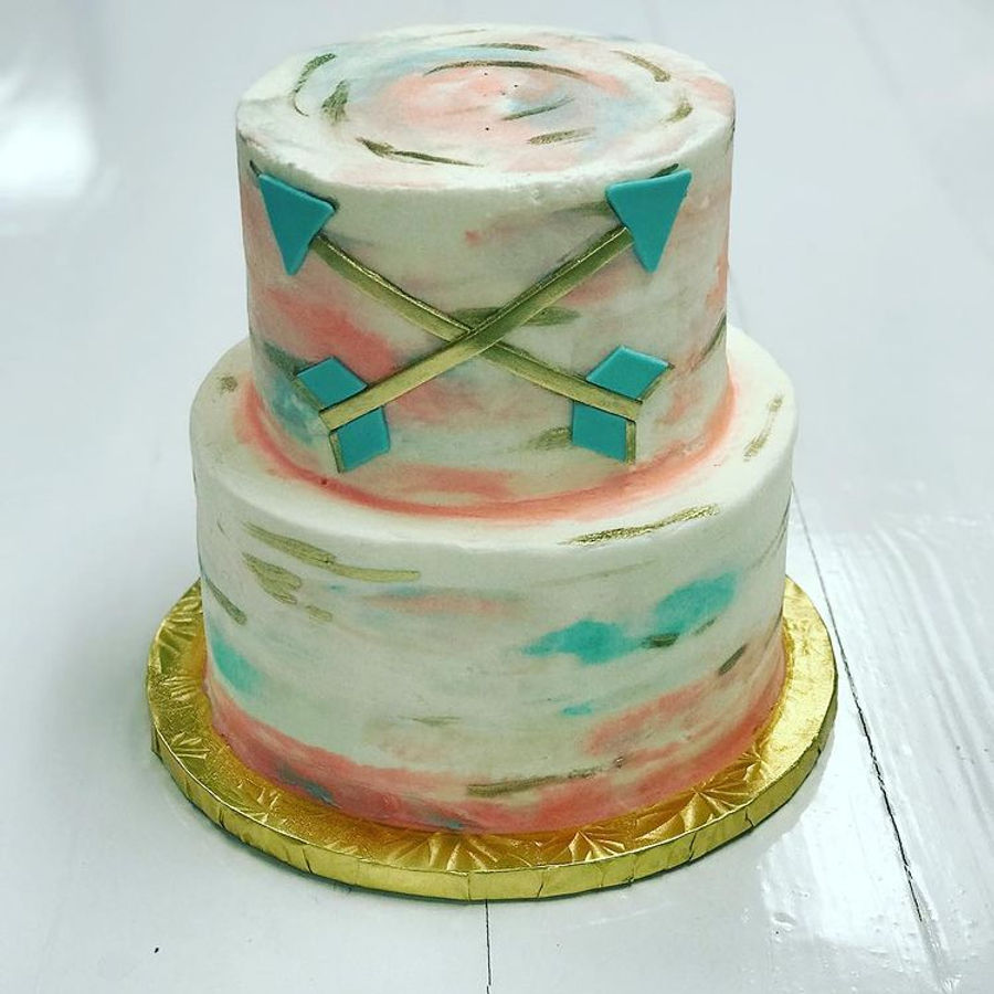 Baby shower cake by Sweet Escape Cake Company, Indianapolis