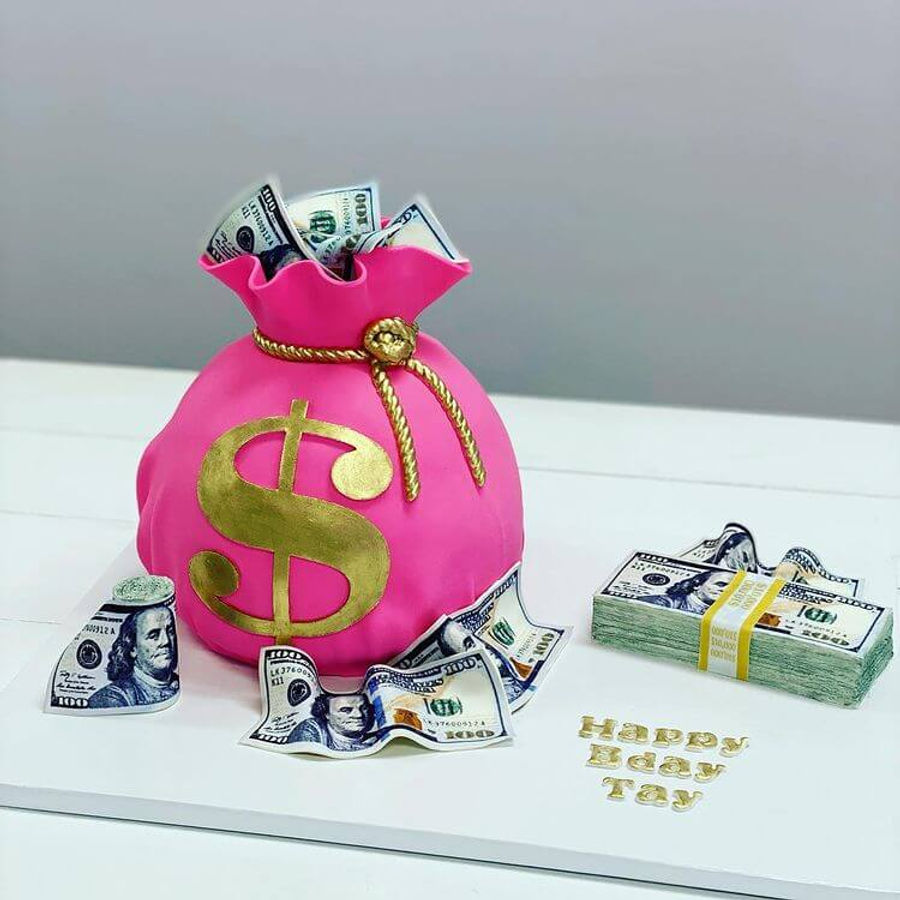 Birthday cake by Sweet Escape Cake Company, Indianapolis