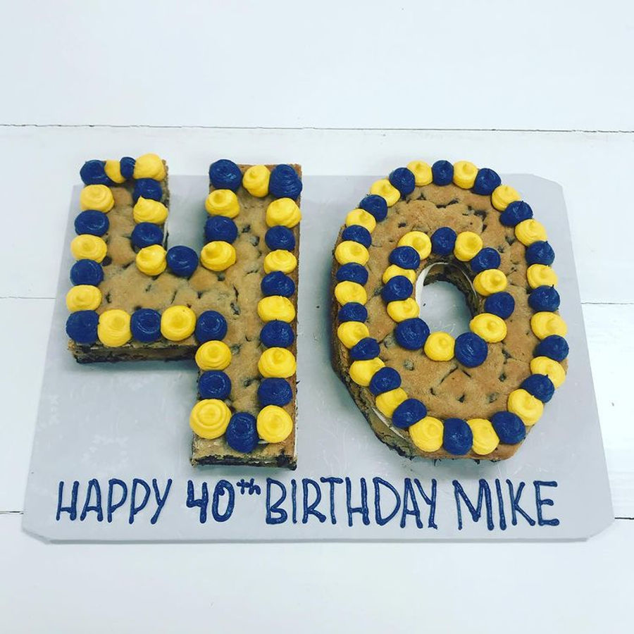 Cookie cake by Sweet Escape Cake Company, Indianapolis