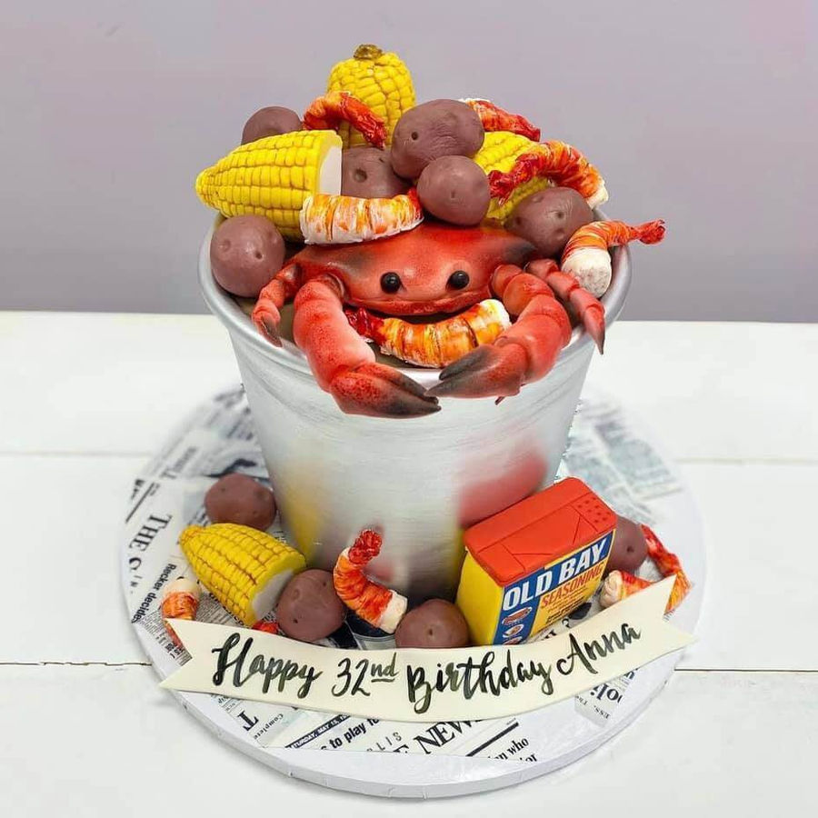 Birthday cake by Sweet Escape Cake Company, Indianapolis