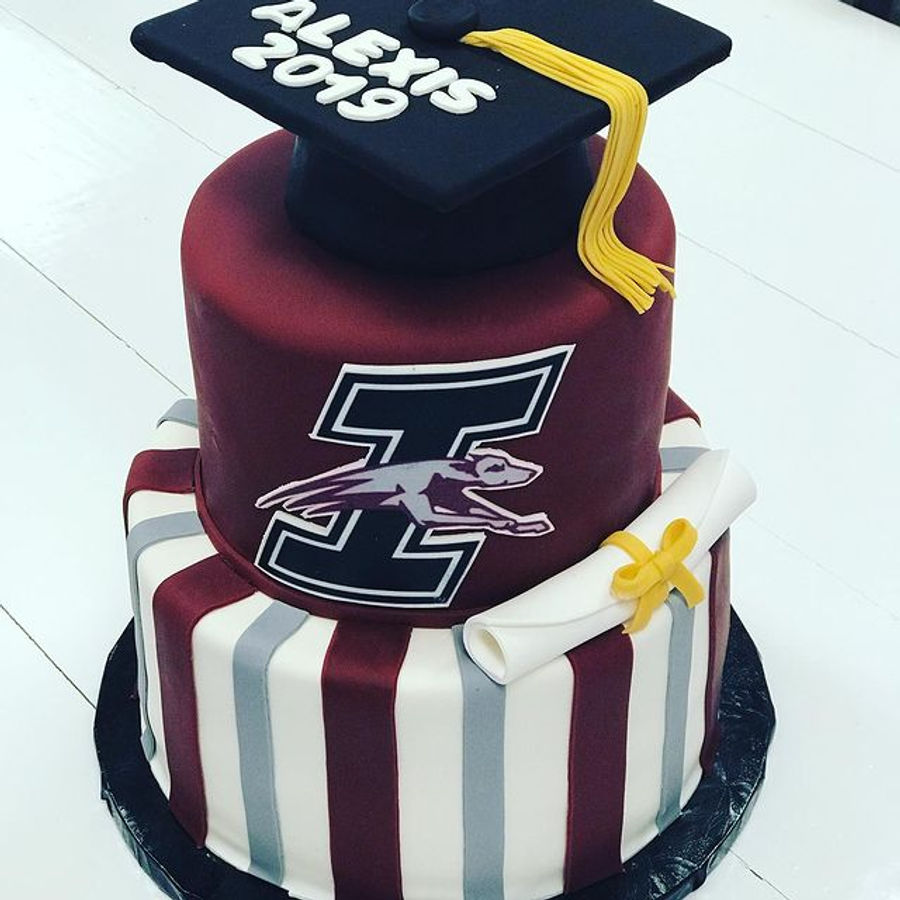 Graduation cake by Sweet Escape Cake Company, Indianapolis