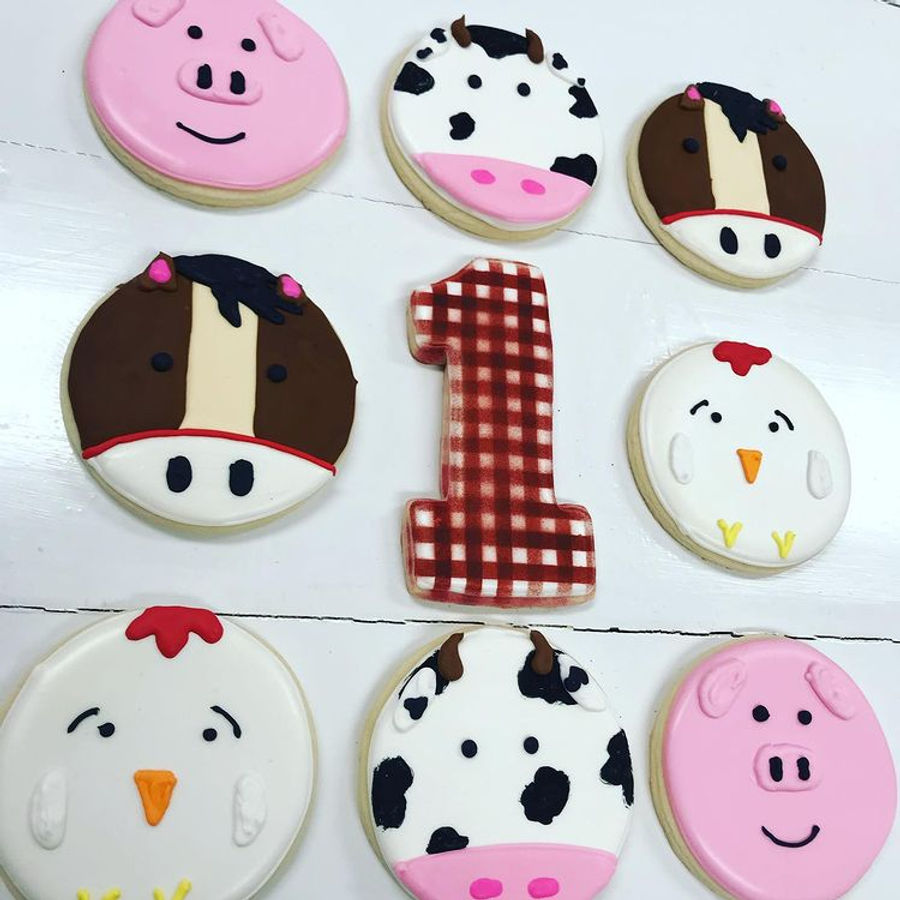 Decorated cookies by Sweet Escape Cake Company, Indianapolis