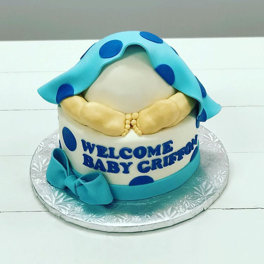Baby shower cake by Sweet Escape Cake Company, Indianapolis