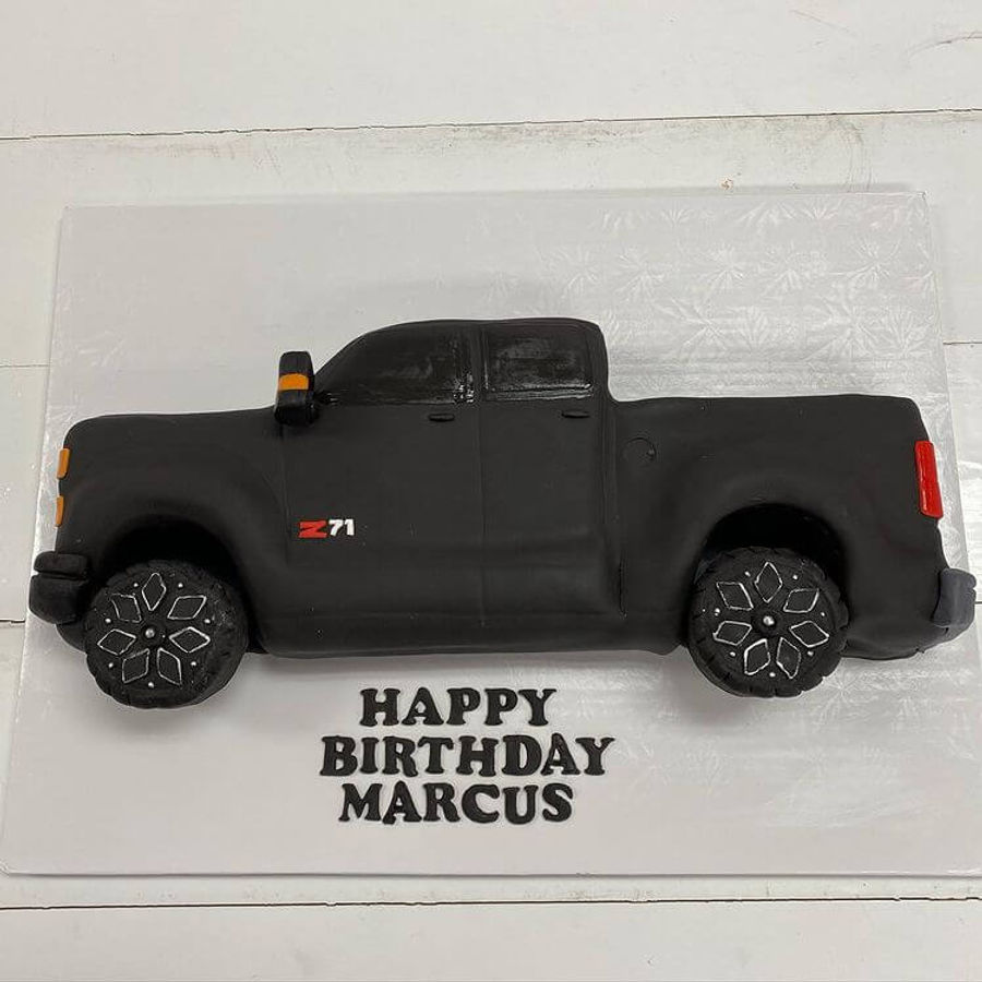 Birthday cake by Sweet Escape Cake Company, Indianapolis