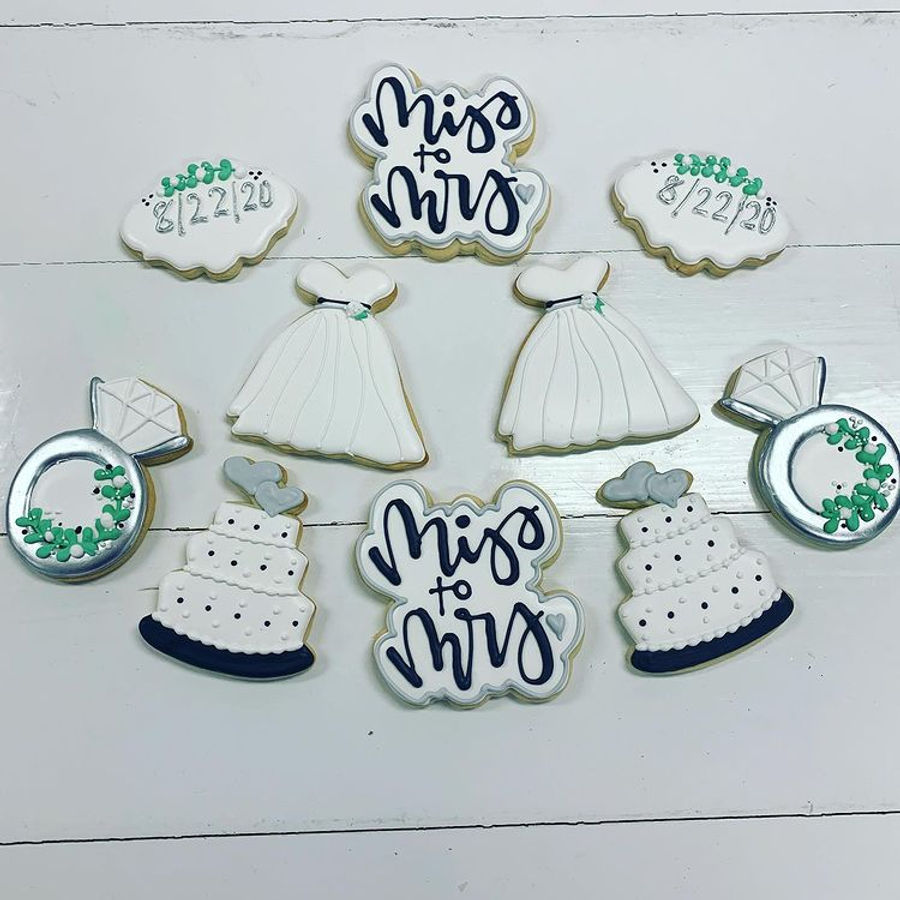 Decorated cookies by Sweet Escape Cake Company, Indianapolis