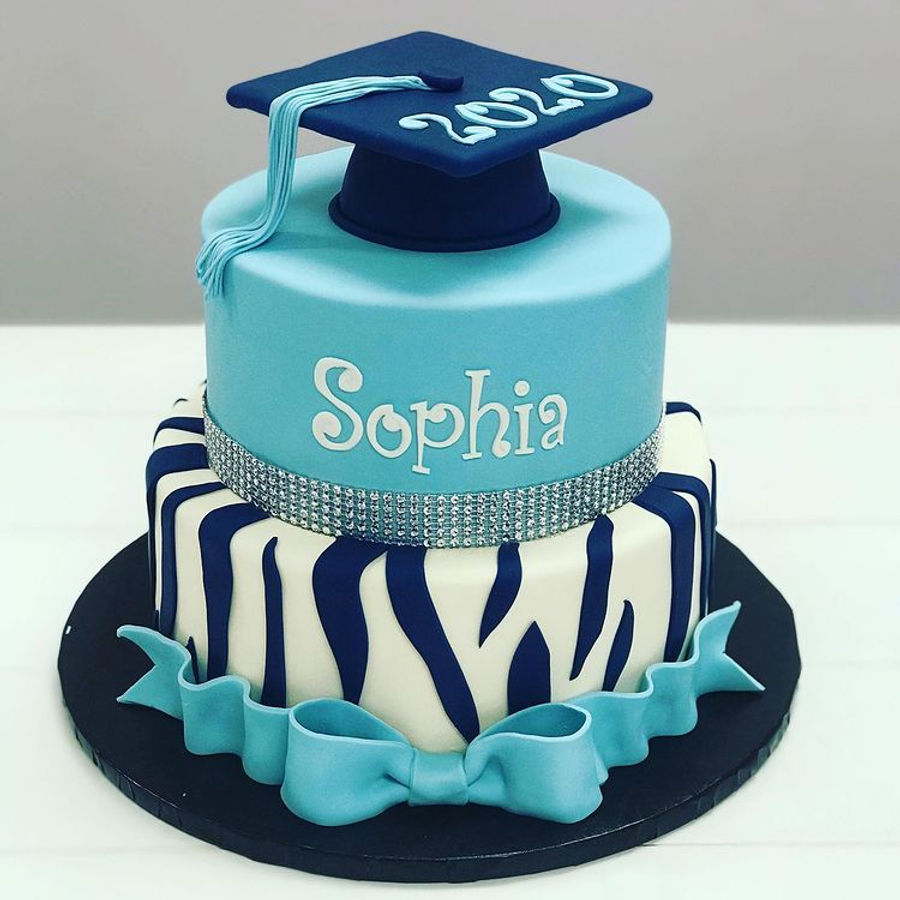 Graduation cake by Sweet Escape Cake Company, Indianapolis