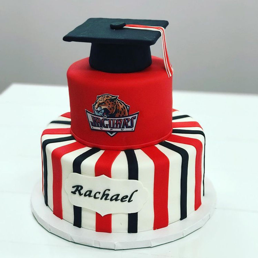 Graduation cake by Sweet Escape Cake Company, Indianapolis
