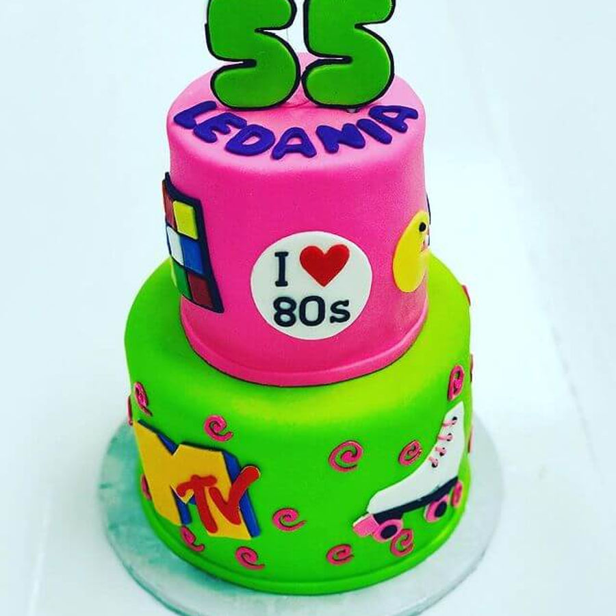 Birthday cake by Sweet Escape Cake Company, Indianapolis