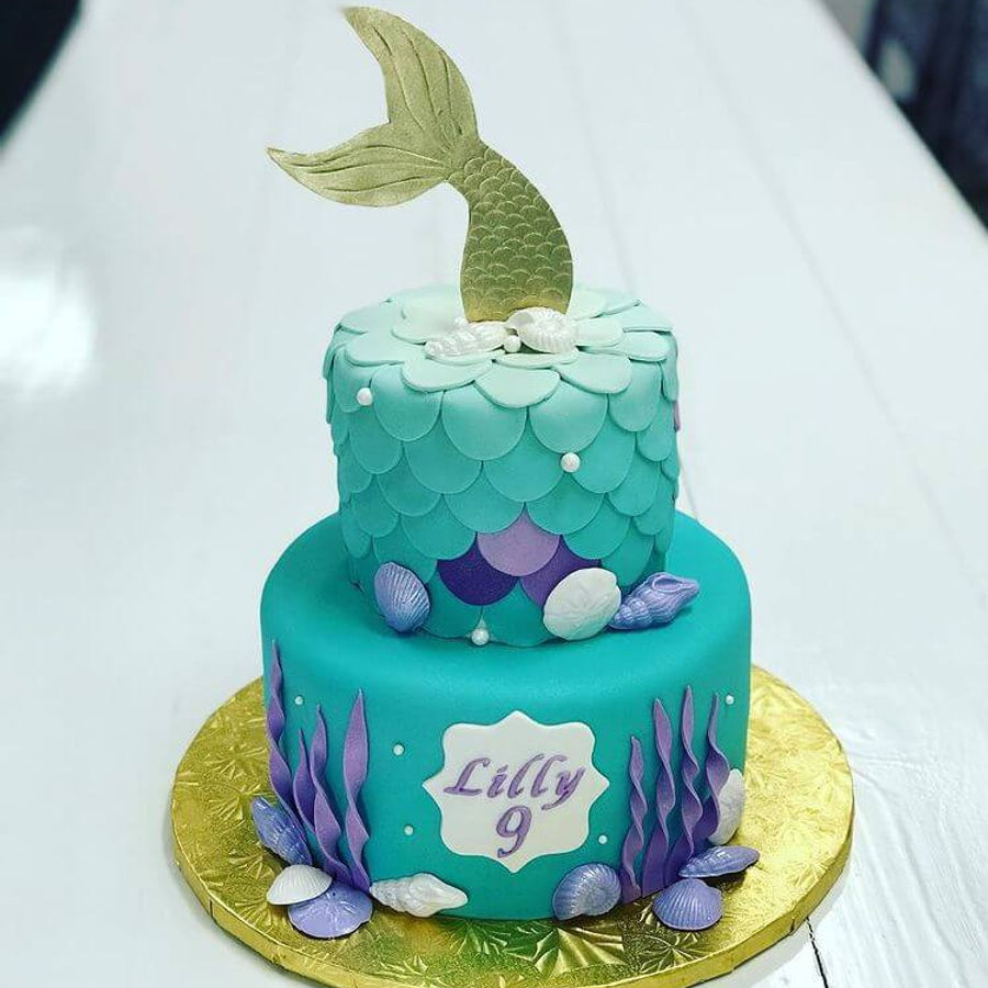 Birthday cake by Sweet Escape Cake Company, Indianapolis