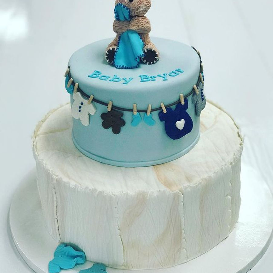 Baby shower cake by Sweet Escape Cake Company, Indianapolis