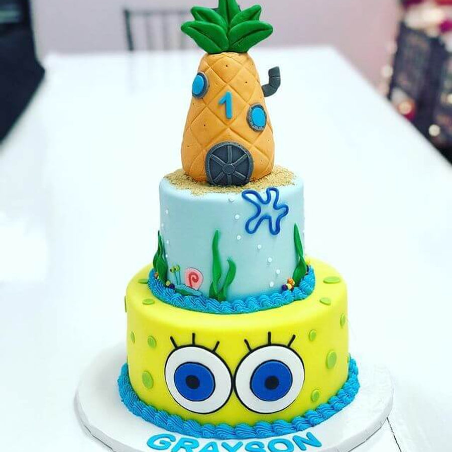 Birthday cake by Sweet Escape Cake Company, Indianapolis