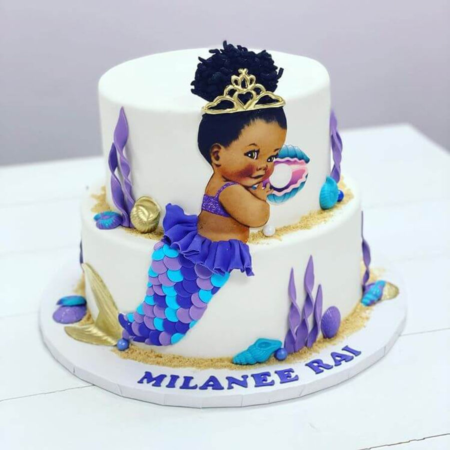 Birthday cake by Sweet Escape Cake Company, Indianapolis