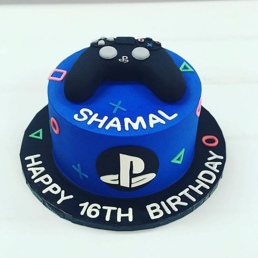 Birthday cake by Sweet Escape Cake Company, Indianapolis