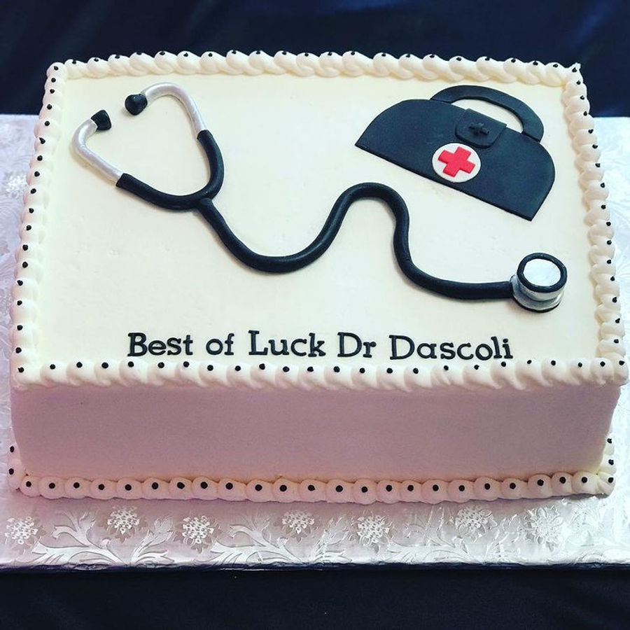 Retirement cake by Sweet Escape Cake Company, Indianapolis