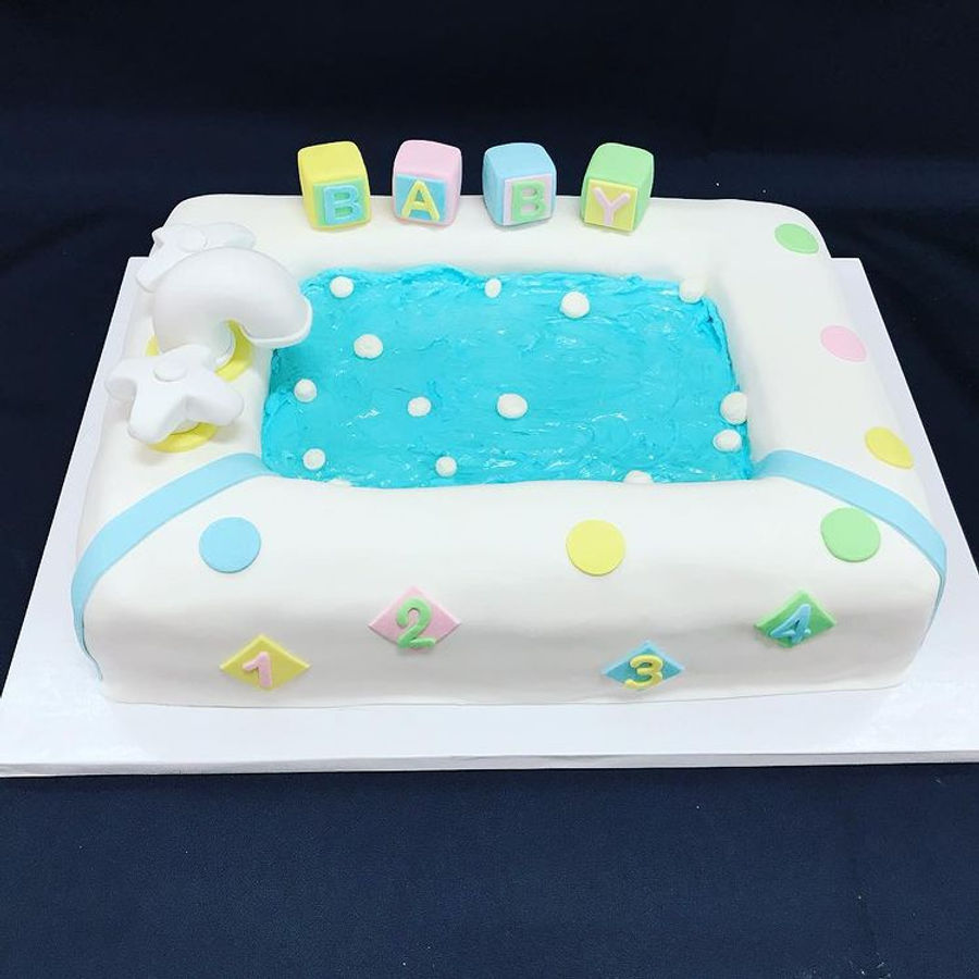 Baby shower cake by Sweet Escape Cake Company, Indianapolis