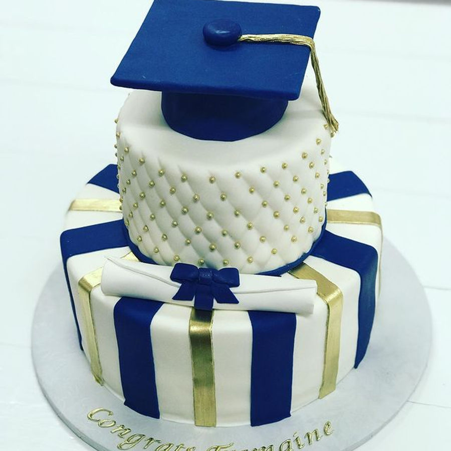 Graduation cake by Sweet Escape Cake Company, Indianapolis