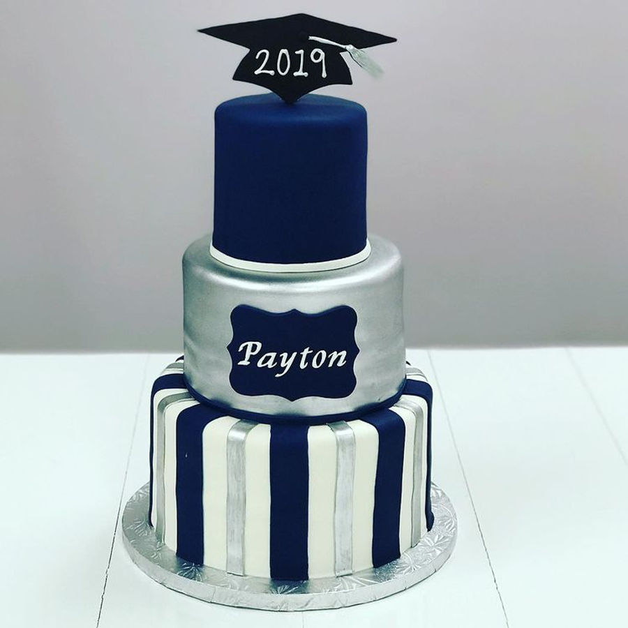 Graduation cake by Sweet Escape Cake Company, Indianapolis