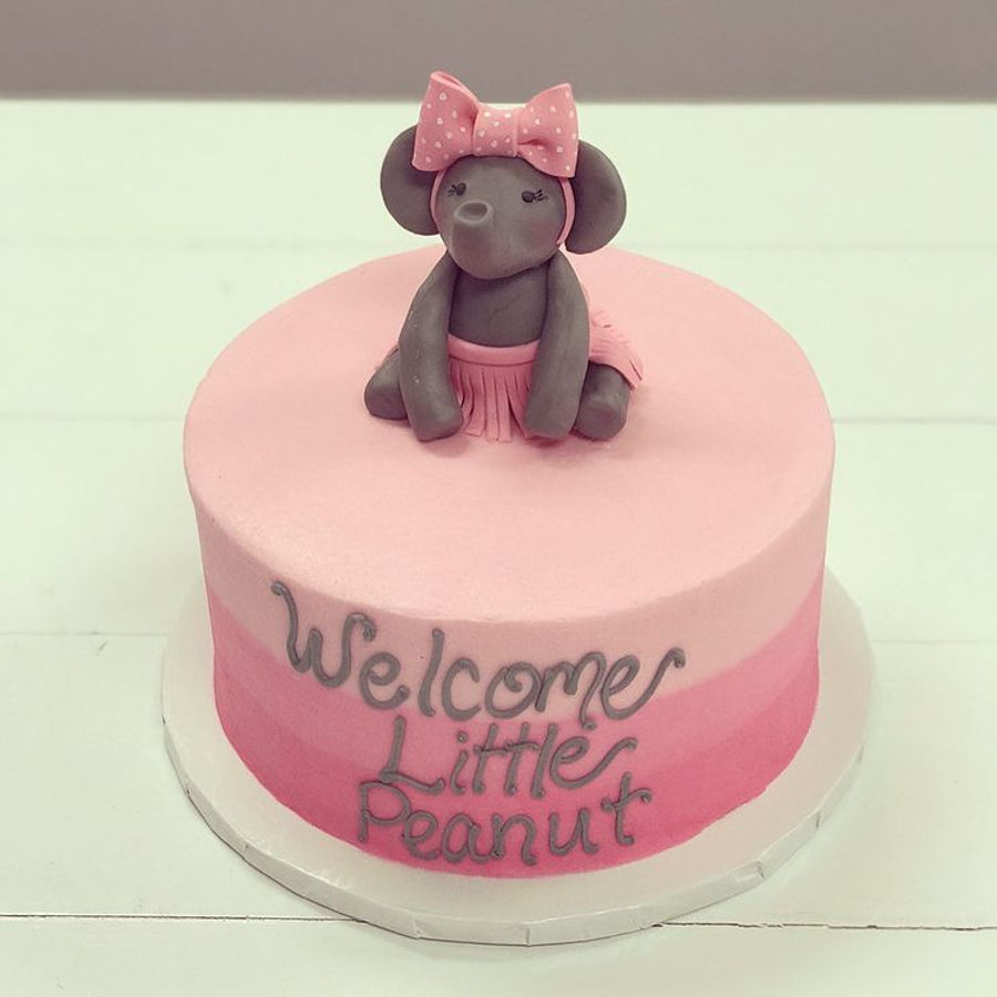 Baby shower cake by Sweet Escape Cake Company, Indianapolis
